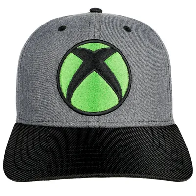 Xbox 3d Embroidery Charcoal Heather Precurve Snapback Hat Adult