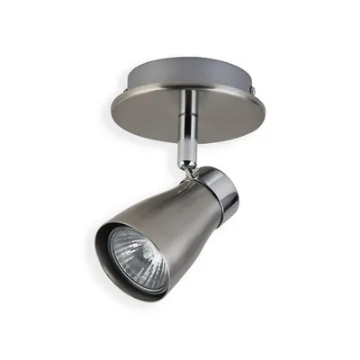 1 Head Ceiling Light, 5.31 '' Width, From The Yorkshire Collection, Chrome Nickel