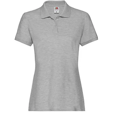 Womens/ladies Premium Cotton Pique Lady Fit Polo Shirt