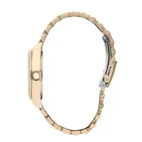 Ladies Lc07310.120 3 Hand Yellow Gold Watch With A Yellow Gold Metal Band And A White Dial