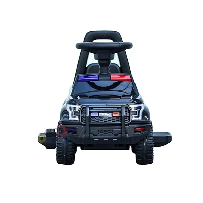 Ultimate 3-in-1 Toddler Police Truck: Pedal Ride, Foot To Foot, And Walk Adventure – 6v Fun On Wheels!