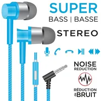 Stereo In-ear Headphones, Noise Reduction, Integrated Microphone