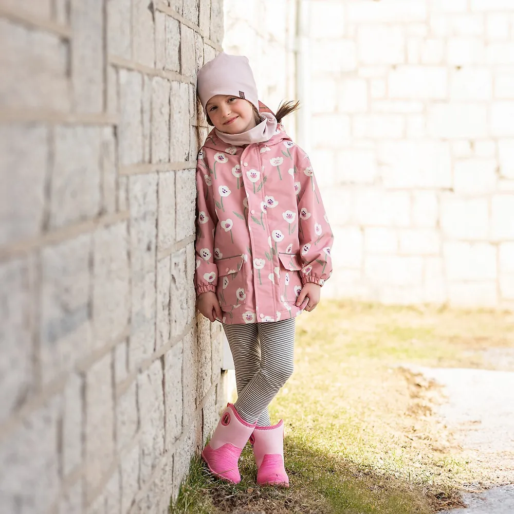 Jan & Jul Cozy-Dry Kids Girls Rain & Snow Pants (Fleece Lined) -  (Watermelon Pink - Size 4T)