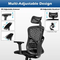 Ergonomic High Back Mesh Office Chair Adjustable Swivel Computer Chair