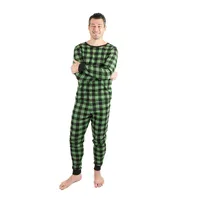 Two Piece Cotton Pajamas Plaid