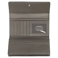 Basket Weave Rfid Secure Quadruple Fold Wallet