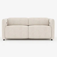 Alexandra Boucle 73" Fabric Dual-recliner Loveseat Sofa
