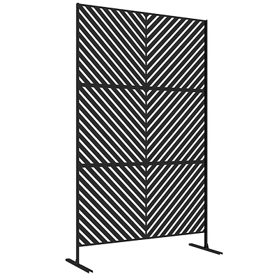 Metal Privacy Screen Panel Decorative Outdoor Divider