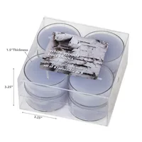 8 Pk Scented Tealights- Set Of 4
