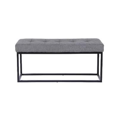 Horse Cisne Bench Grey Fabric