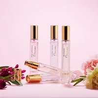 6pc Eau De Parfum Perfumes For Women, Floral Fragrances With Leather Pouch