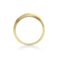 Wedding Ring With Diamonds In 14kt Yellow Gold