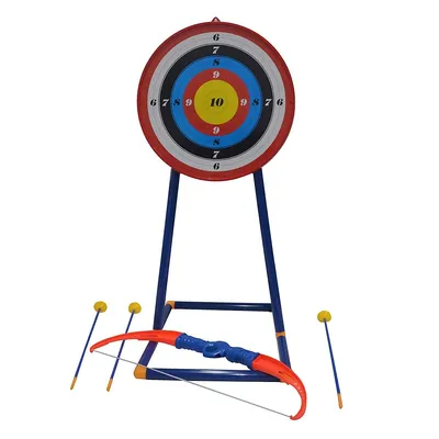 Kids Toy Archery Bow And Arrow Set With Target And Stand - 777-707