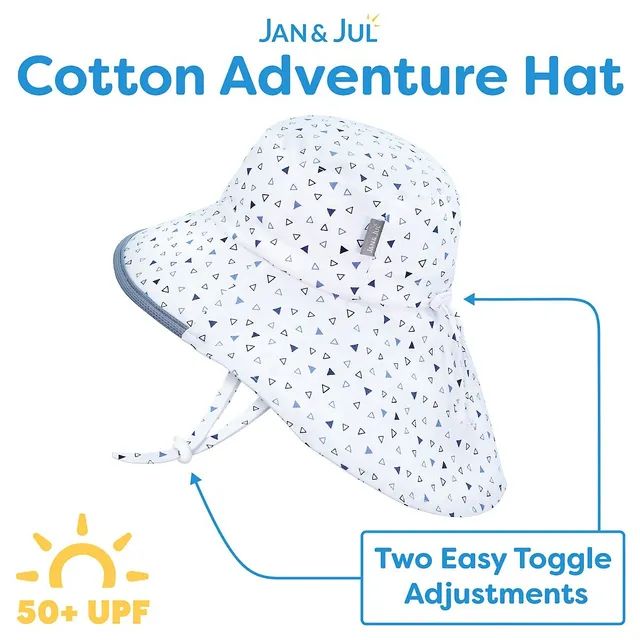 Jan & Jul Adult Cotton Adventure Sun Hat With Neck Flap, Wide Brim UPF50+  Women UV Hat