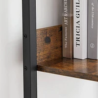5-tier Narrow Ladder Book Shelf, Size 1