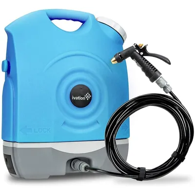 Multipurpose Portable Spray Washer W/water Tank – Built In Rechargeable 2200 Mah Lithium Battery