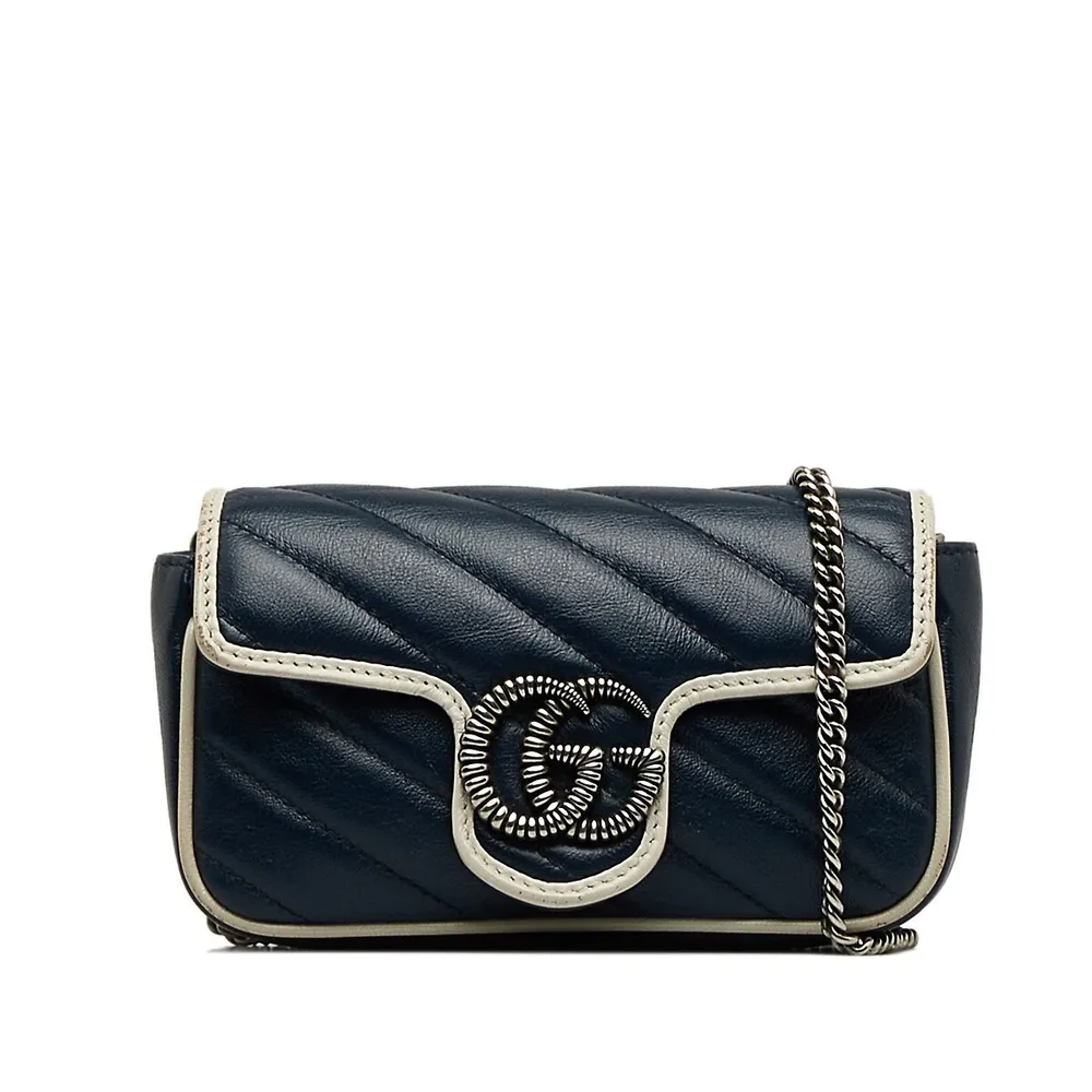 Pre-loved Mini Gg Marmont Torchon Crossbody Bag