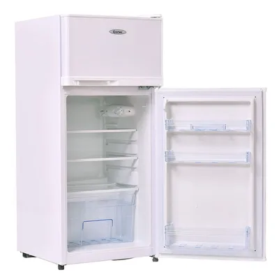 Costway 1.6 Cubic Feet Compact Refrigerator Reversible Door Mini Fridge White Refrigerators