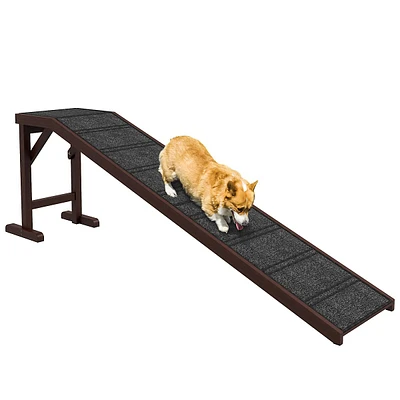 Pet Ramp Bed Steps For Dogs Cats Non-slip Carpet Top Platform
