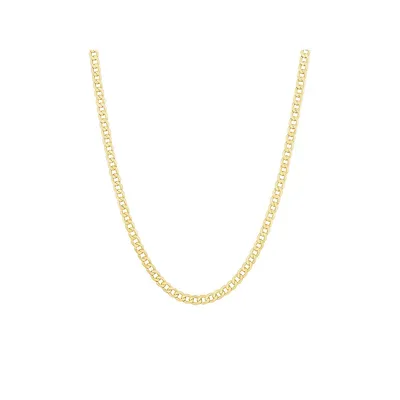 60cm (24") Curb Chain In 10kt Yellow Gold