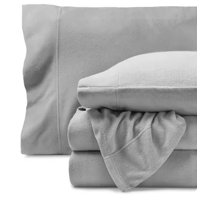 Fleece Sheet Set - Plush Polar Fleece, Pill-resistant Bed Sheets All Season Warmth, Breathable & Hypoallergenic