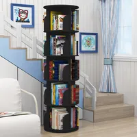 Tier 360° Rotating Stackable Shelves Bookshelf Organizer