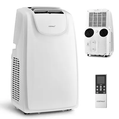 11,500 Btu Dual Hose Portable Air Conditioner 3-in-1 Ac Unit W/ Remote Control