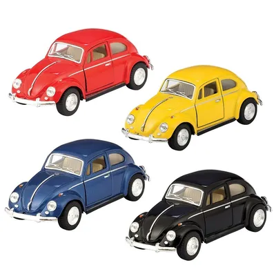 Diecast Classic Volkswagen Bettle - (assorted) One Per Purchase