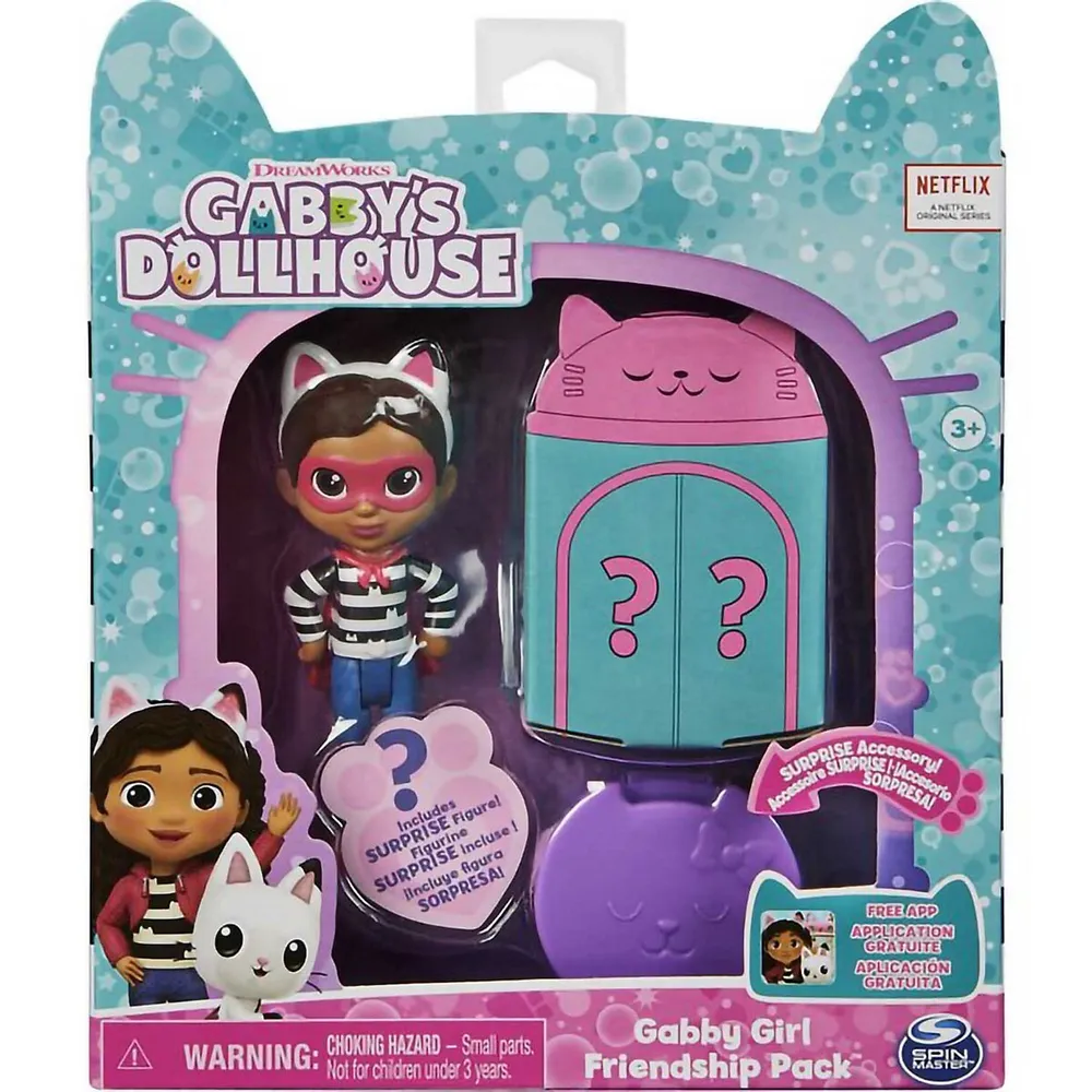 Spin Master Gabby's Dollhouse Dress-Up Closet Portable Playset with a Gabby  Doll