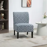 Armless Accent Chair For Bedroom