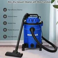 6.6 Gallon 4.8 Peak Hp Wet/dry Vacuum 3 1 Shop Cleaner W/blower