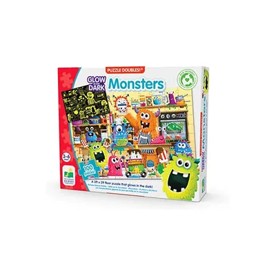 Puzzle Doubles Glow In The Dark - Monsters