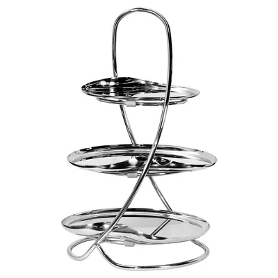 Wire Canape Stand With 3 Trays