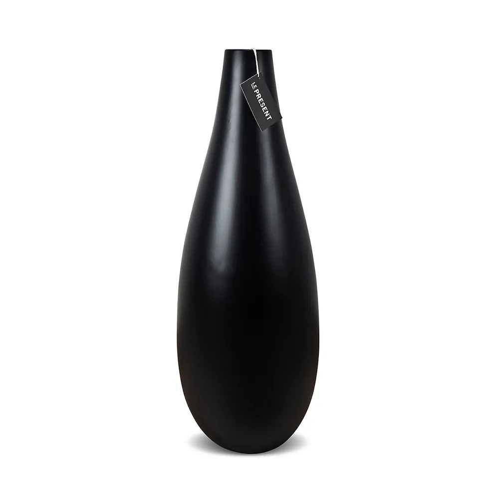 Drop Slim Tall Ceramic Vase 18.8 In. Height