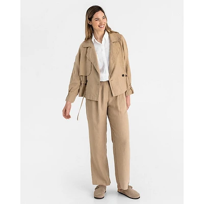 Cropped Trench Coat Oban