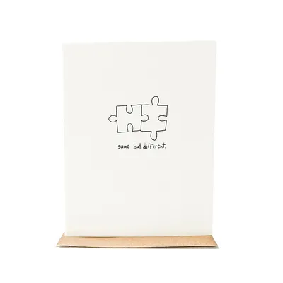 Puzzle Piece Card