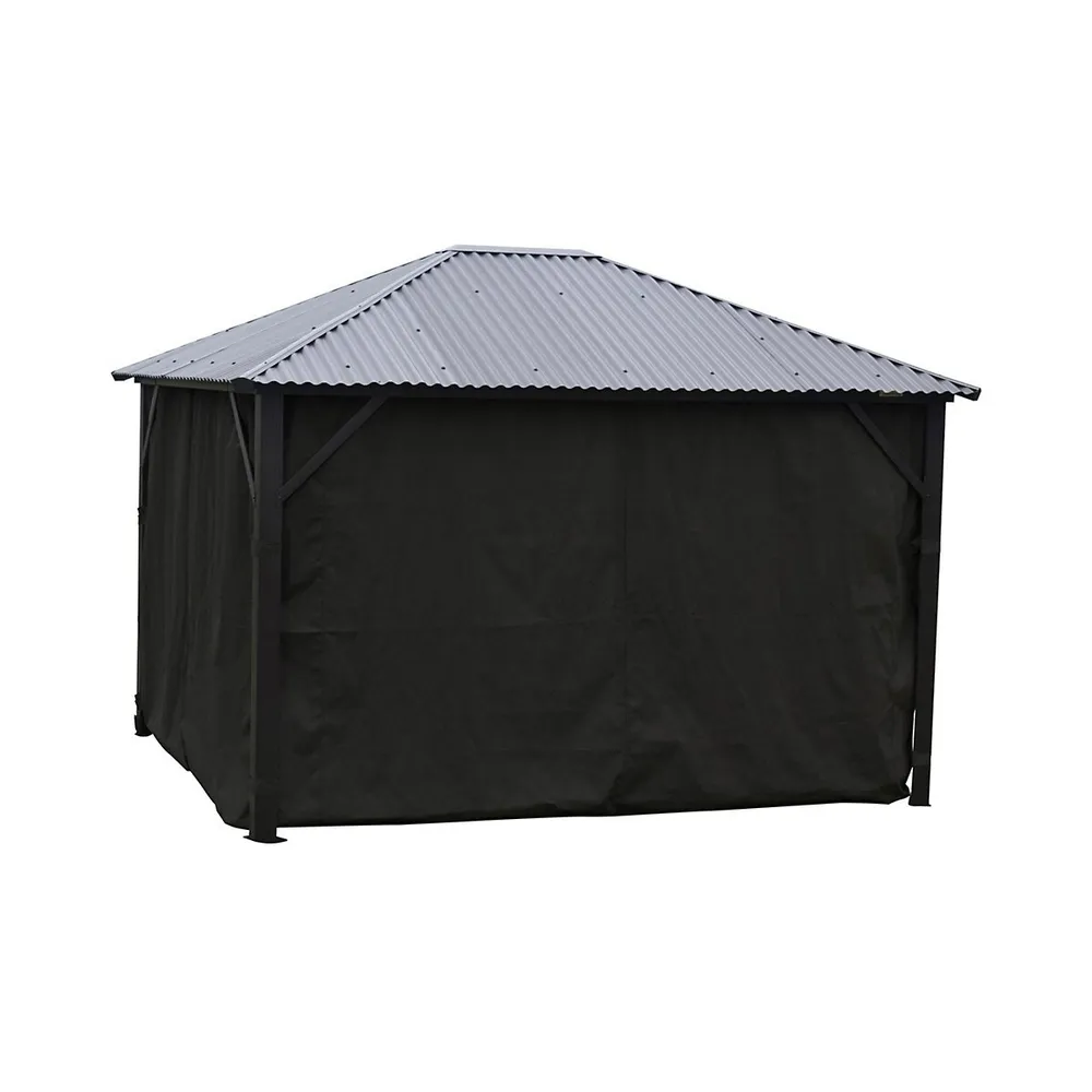 Curtain For Gazebo 12' X 16', Water Resistant