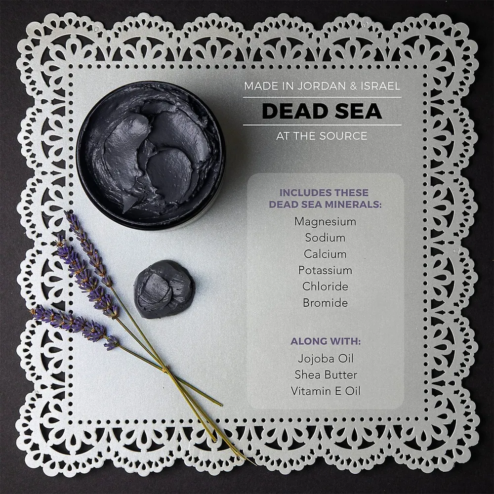 Dead Sea Mud Mask With Lavender Extract, Shea Butter, Jojoba Oil & Vitamin E