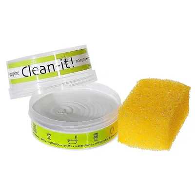 Clean It Cleaning Stone With Sponge - Set Of 2