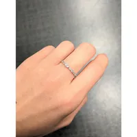 10k Gold Marquise Cut Canadian Diamond Stackable Ring