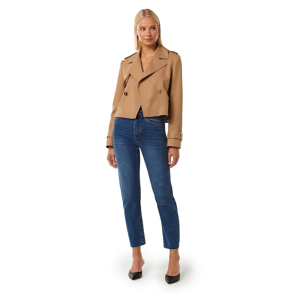 Willow Cropped Trench Coat