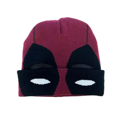 Marvel Deadpool Big Face Mask Beanie