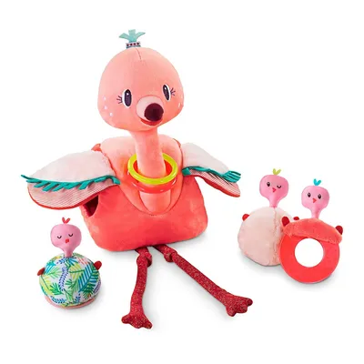 Anais The Flamingo And Her Babies Activity Toy