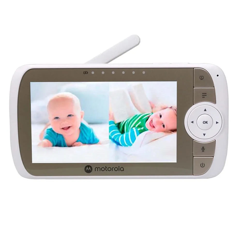 Full Hd Wi-fi Video Baby Monitor With 2 Cameras, 5" Screen 1000ft Long Range Remote, Connects To Smart Phone App - Vm65-2 Connect