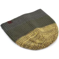 Tri-toned Design Knit Beanie