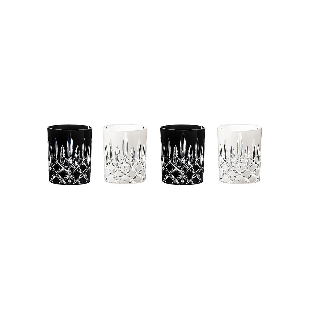 Laudon Black & White 4-Piece Tumbler Set