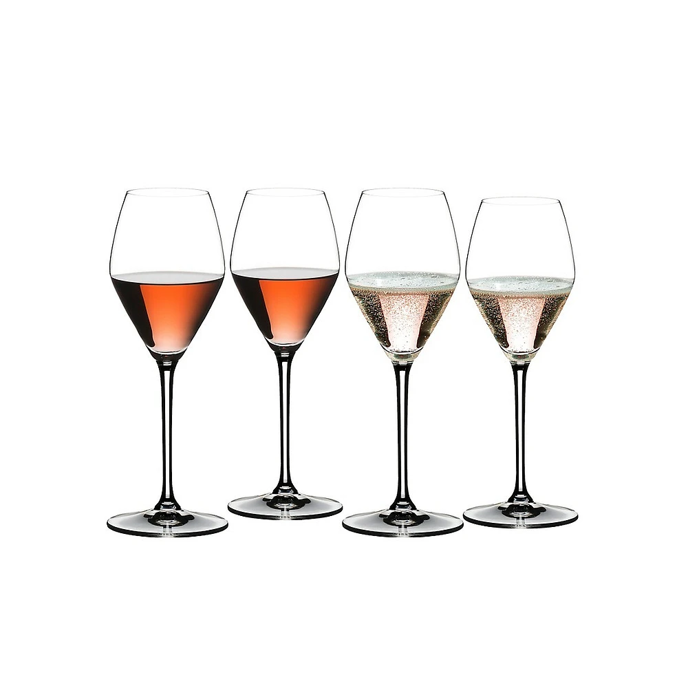 4-Piece Rosé Wine Glass Gift Set