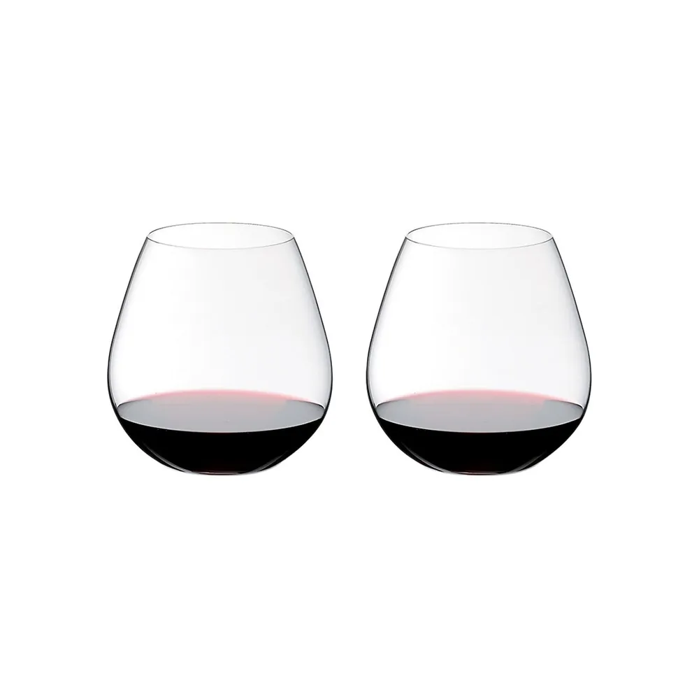 Ensemble de 2 verres à vin sans pied pour pinot noir collection o