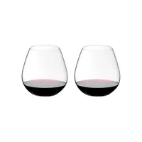 O 2-Piece Pinot-Nebbliolo Stemless Wine Glass Set