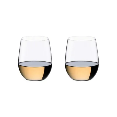 Ensemble de 2 verres À vin sans pied pour chardonnay, collection o